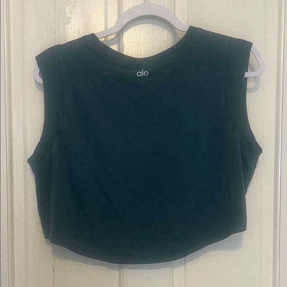 ALO Yoga Muscle Tee - Forest Green size medium - Picture 1 of 4